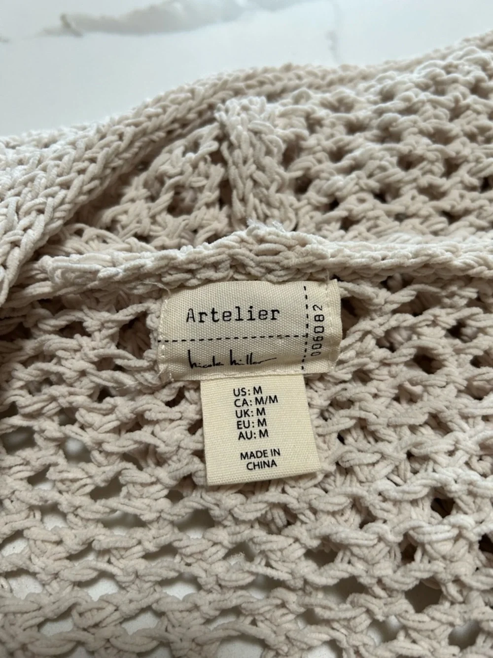 Nicole Miller Woven Hooded Beach Sweater - Picture 7 of 9